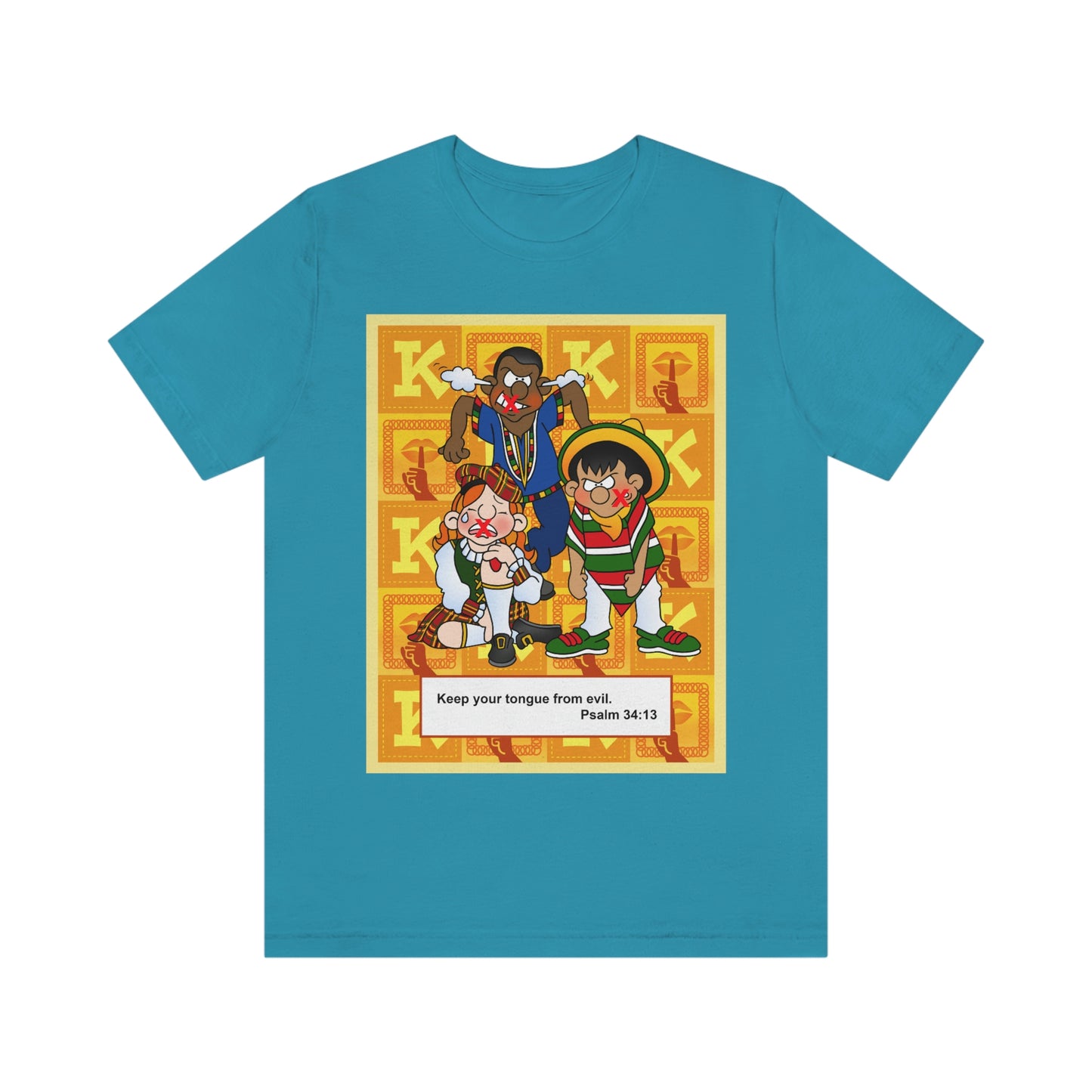 The Bible as Simple as ABC K Unisex Jersey Short Sleeve Tee