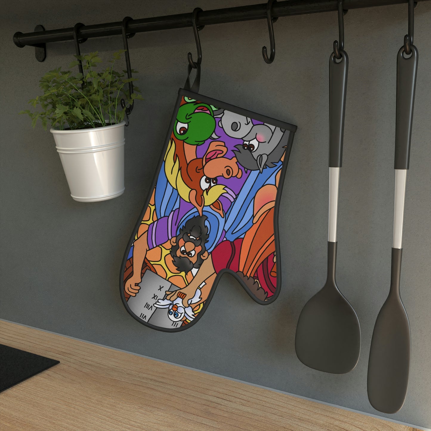 Hark and Harold Angel Sing! Oven Glove