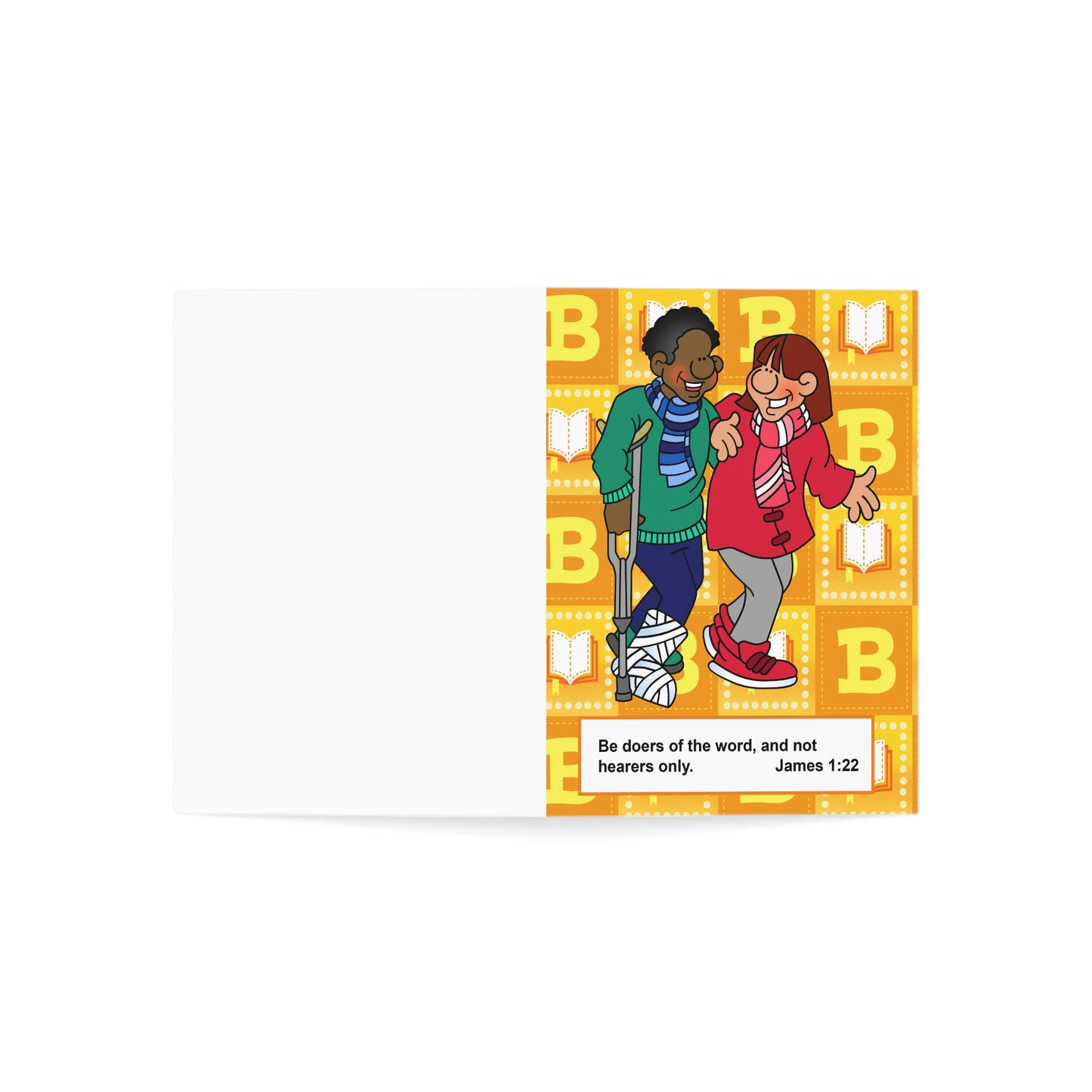 The Bible as Simple as ABC B Greeting Cards (1, 10, 30, and 50pcs)