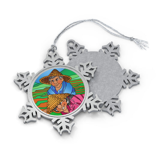 If It Is Truly Ours Pewter Snowflake Ornament