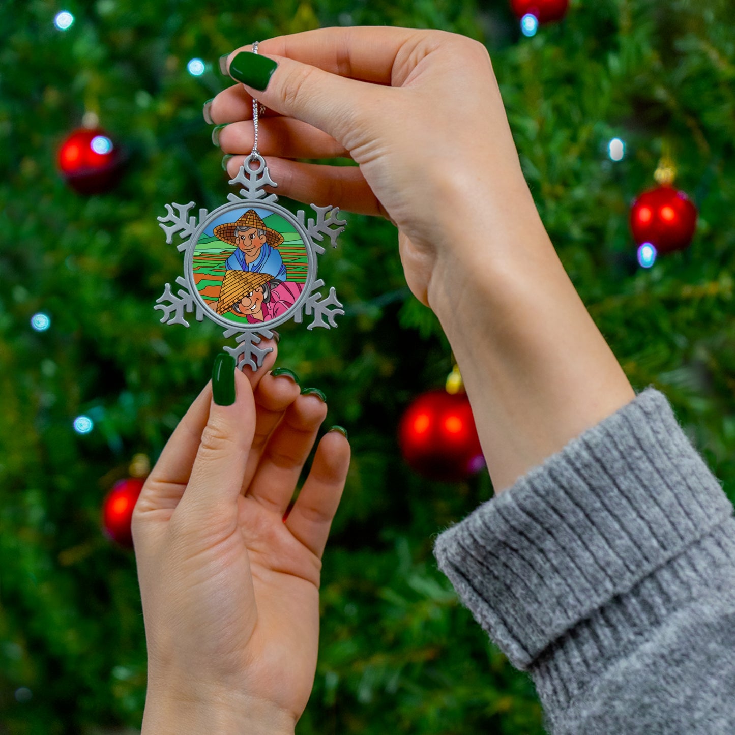 If It Is Truly Ours Pewter Snowflake Ornament
