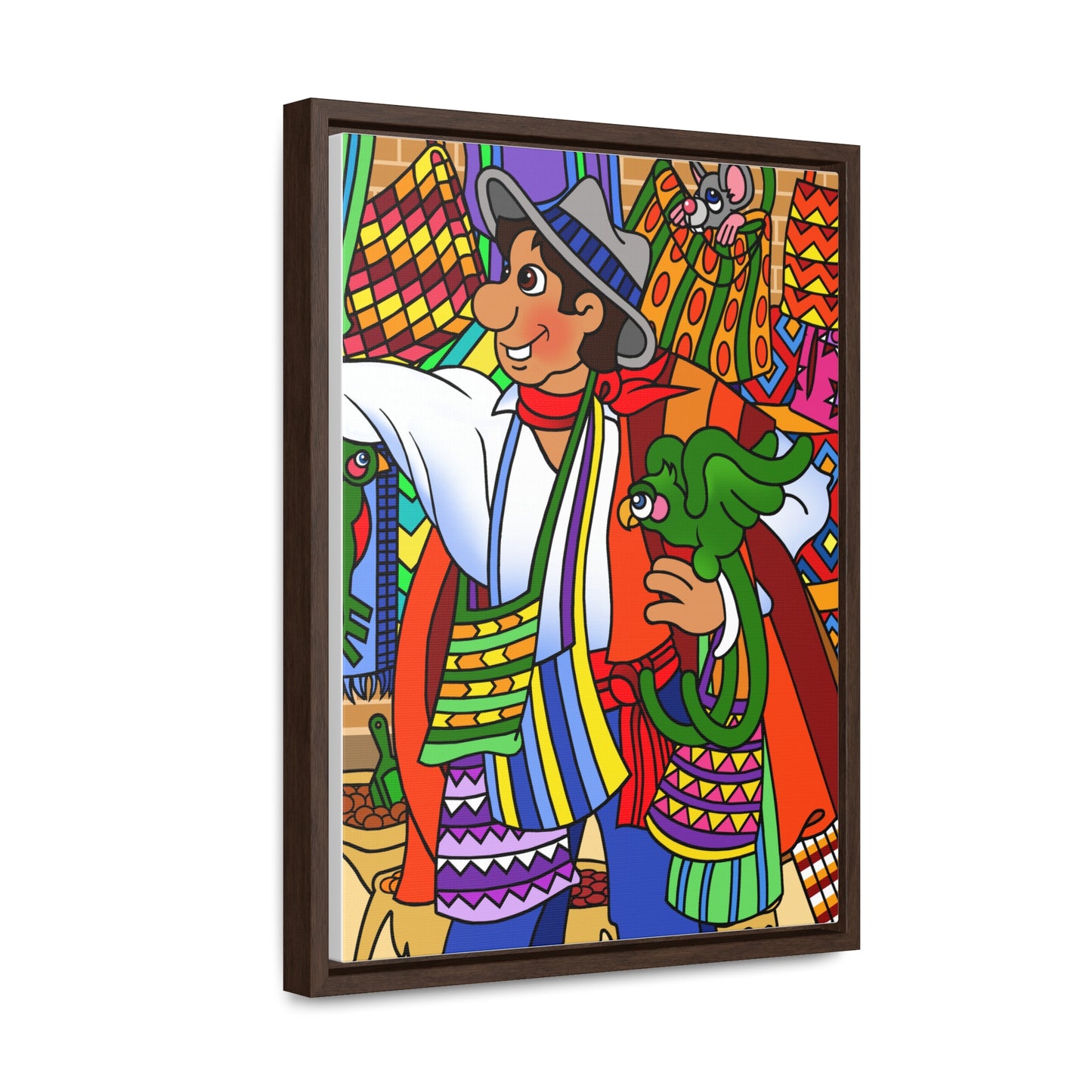 Missing a Few Jewels b Gallery Canvas Wraps, Vertical Frame