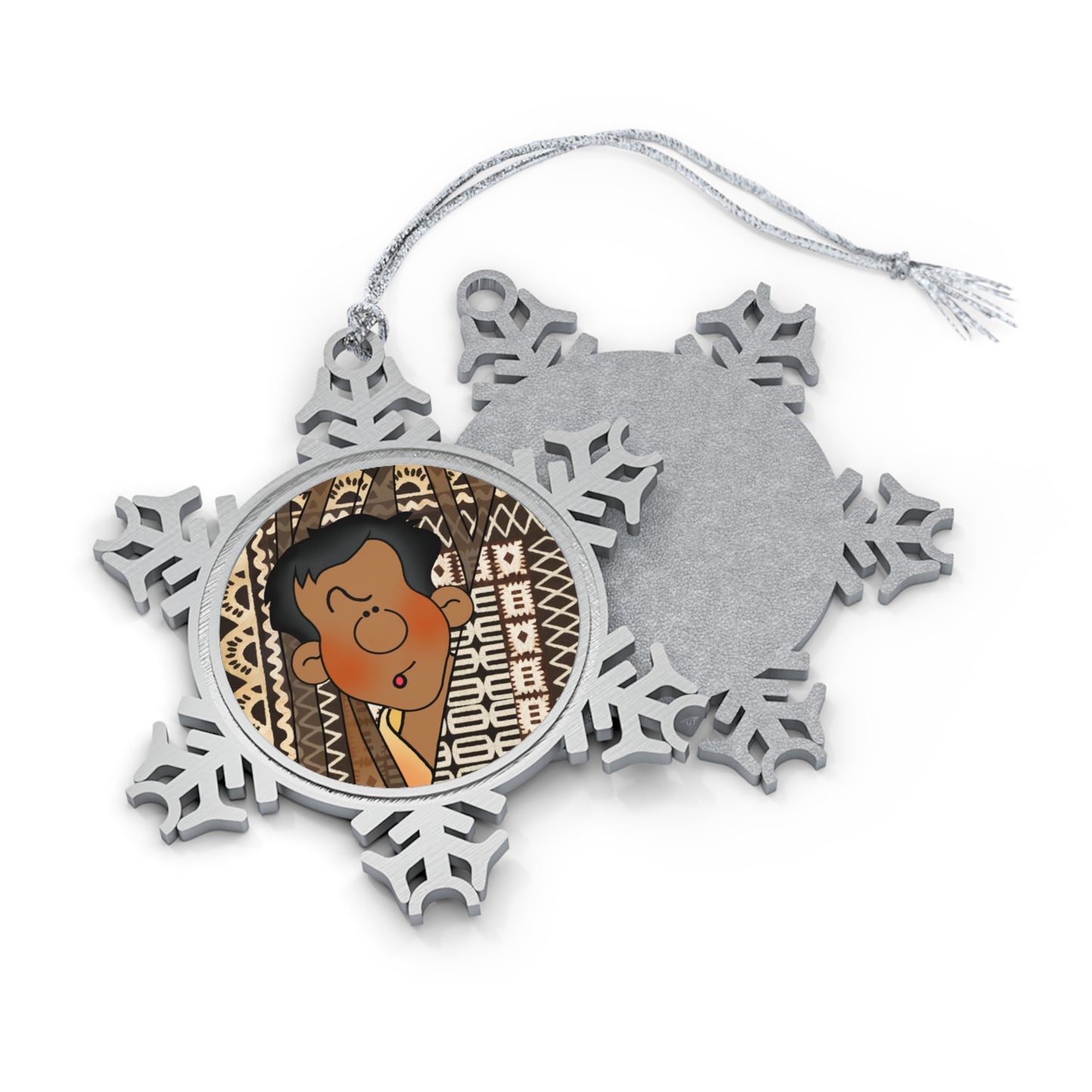 Little Friends Pewter Snowflake Ornament