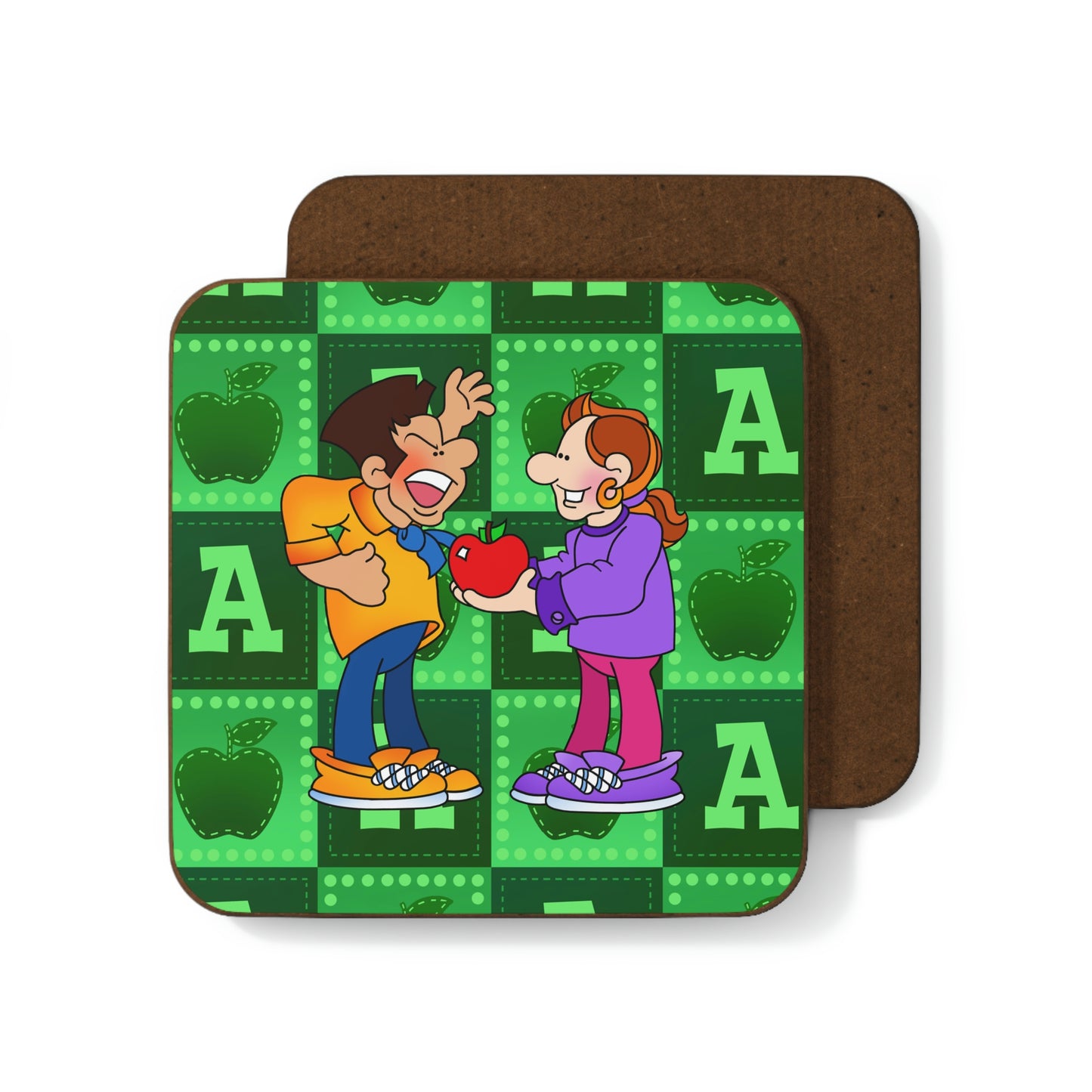 The Bible as Simple as ABC A Hardboard Back Coaster