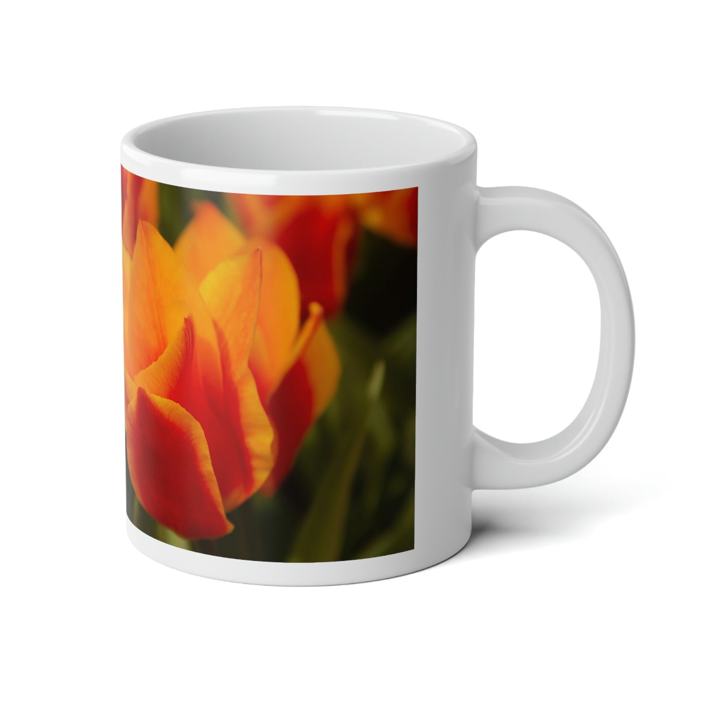 Flowers 13 Jumbo Mug, 20oz