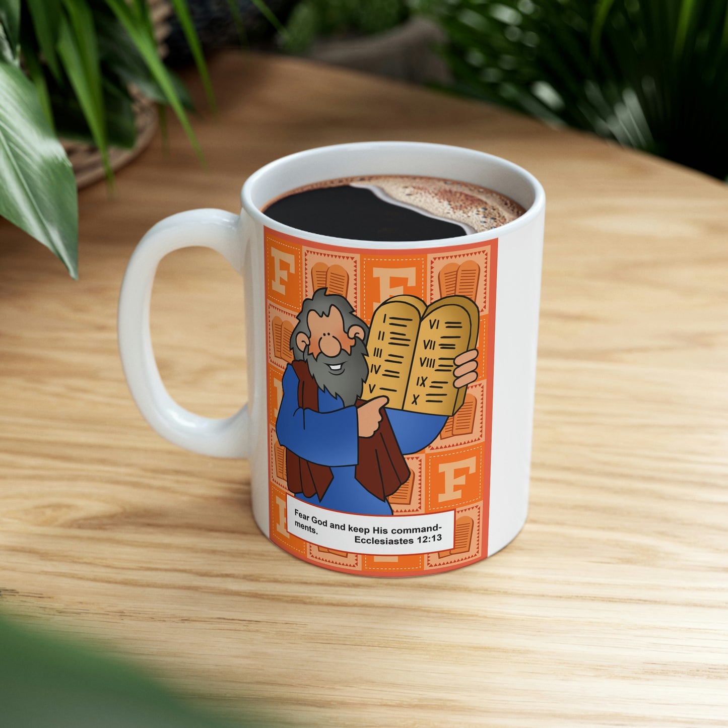 The Bible as Simple as ABC F Ceramic Mug 11oz