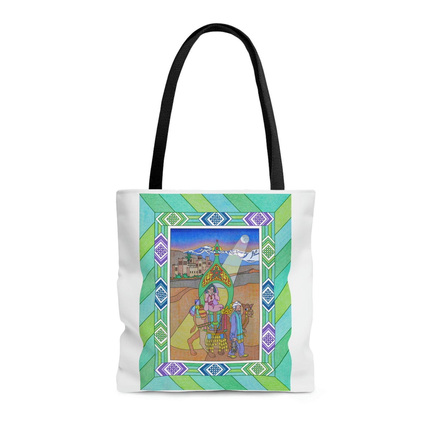 The Stone at the Door! AOP Tote Bag