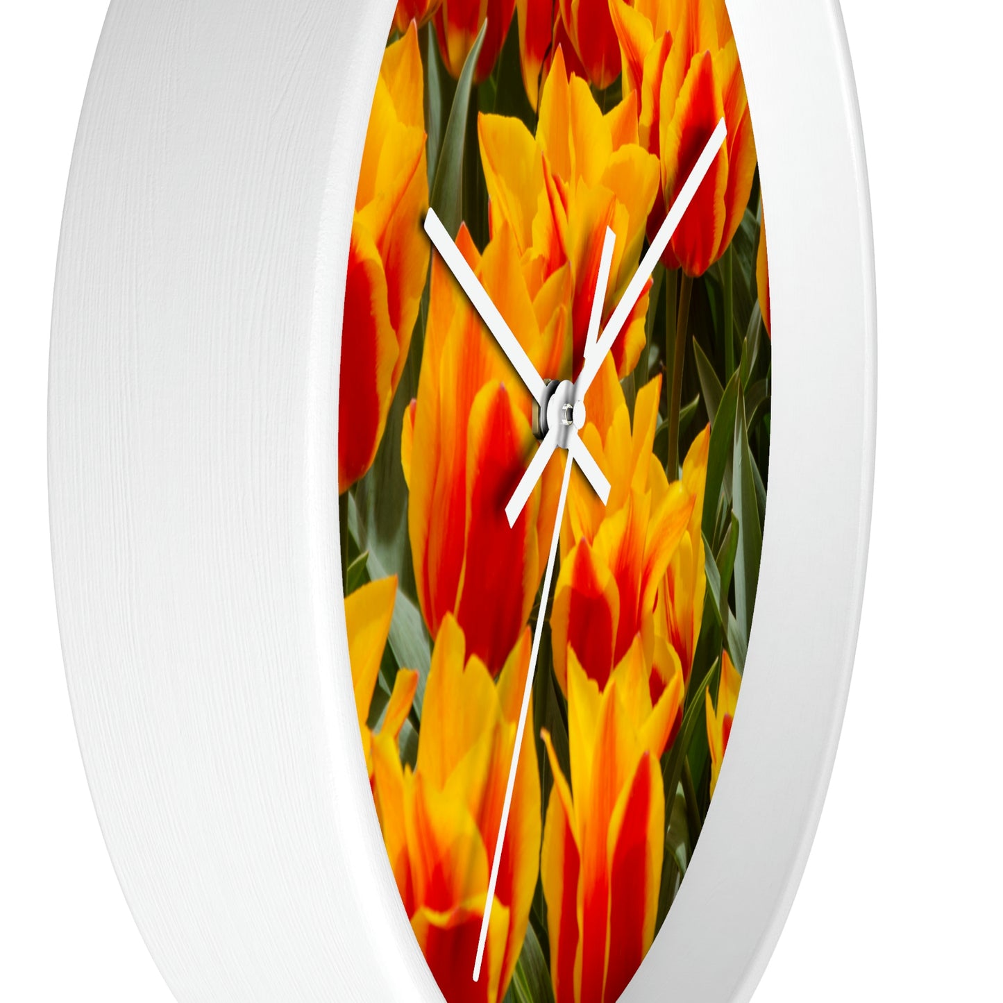 Flowers 18 Wall Clock