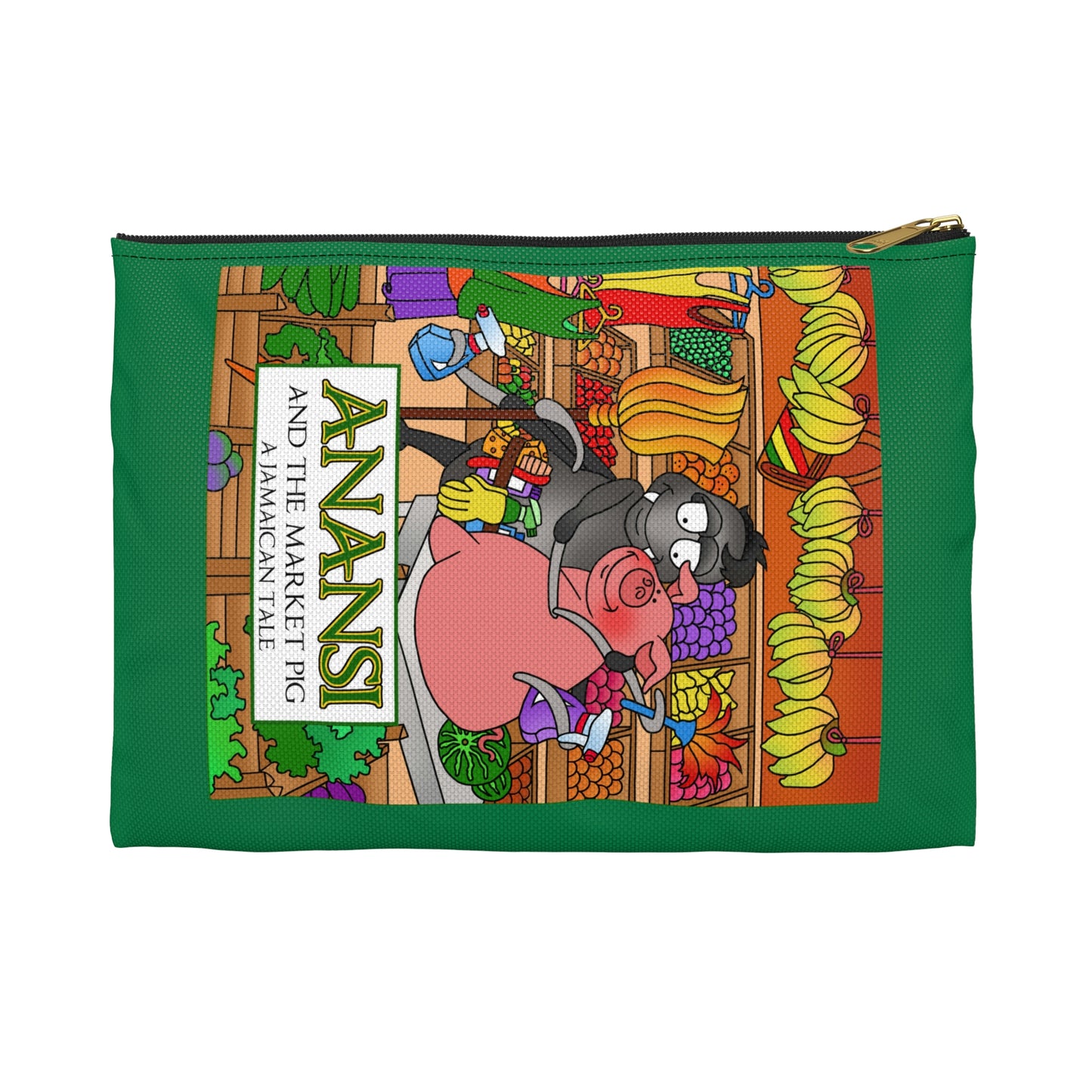 Anansi and the Market Pig Accessory Pouch