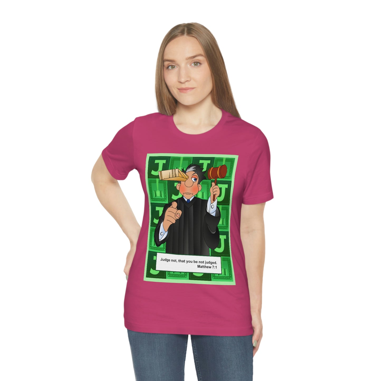 The Bible as Simple as ABC J Unisex Jersey Short Sleeve Tee