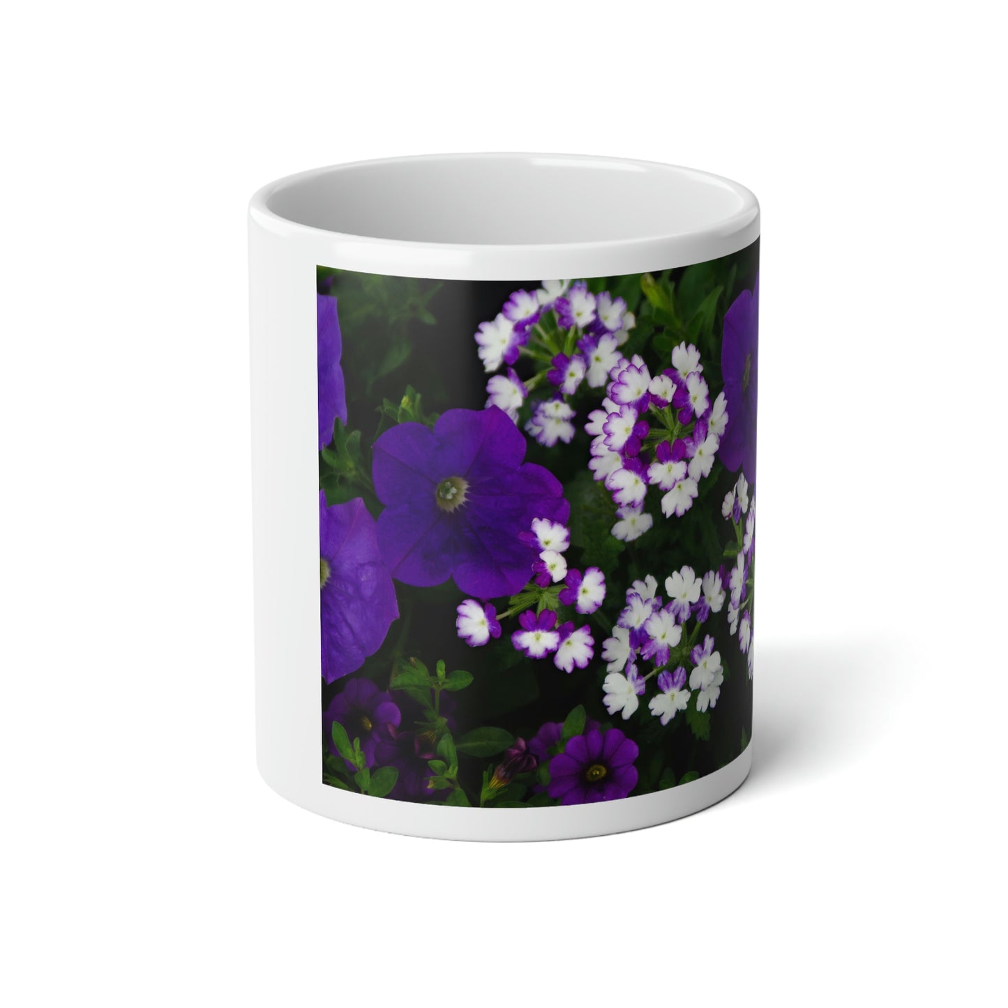 Flowers 04 Jumbo Mug, 20oz