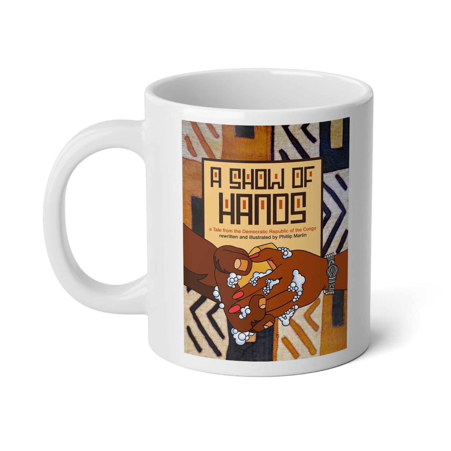 A Show of Hands Jumbo Mug, 20oz