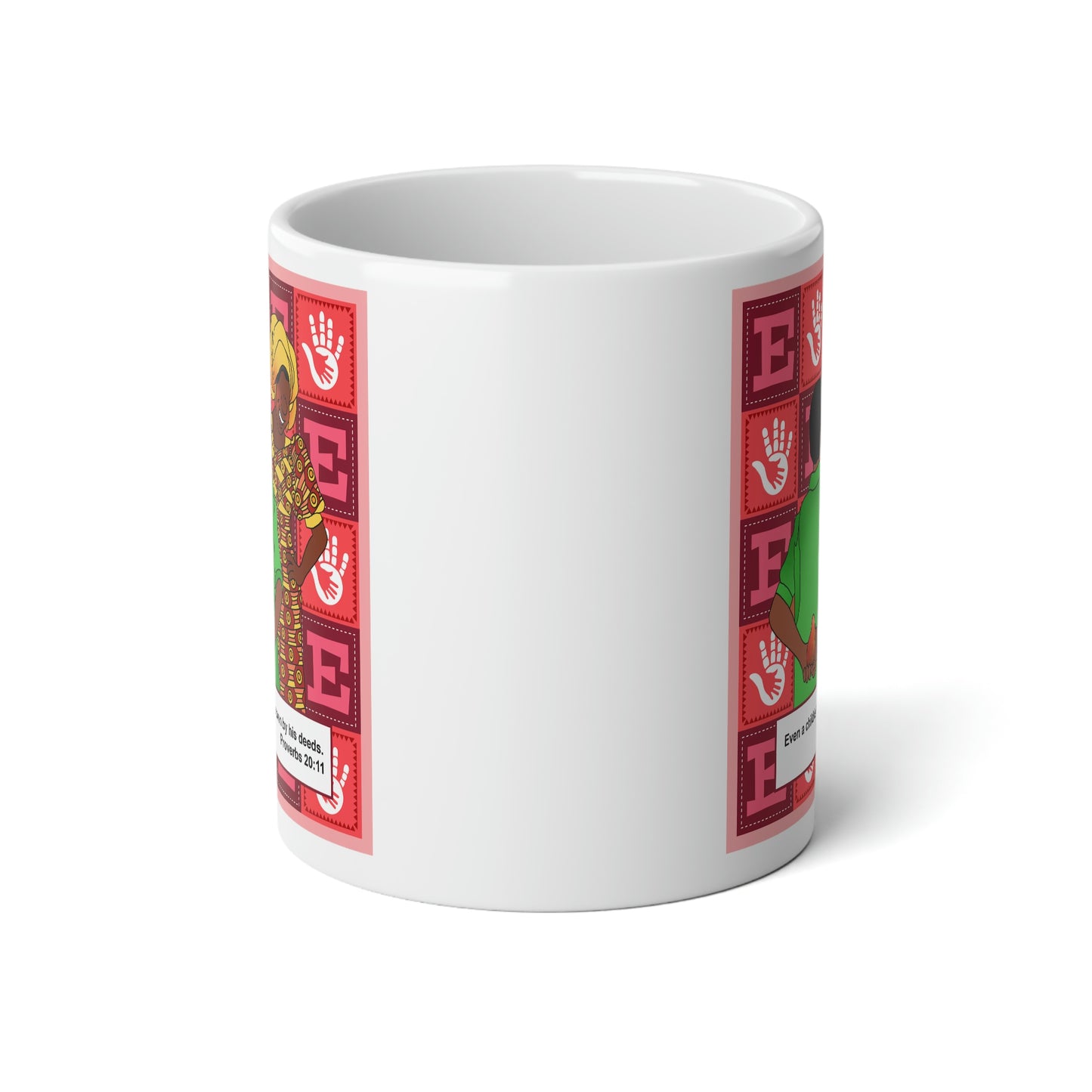 The Bible as Simple as ABC E Jumbo Mug, 20oz