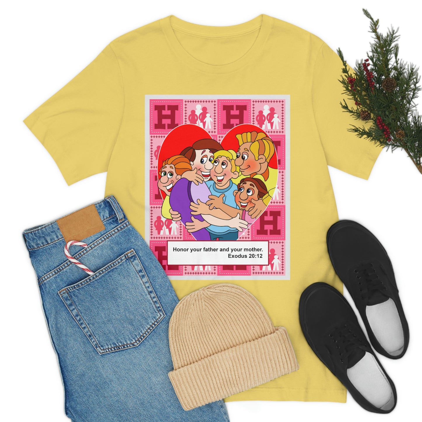 The Bible as Simple as ABC H Unisex Jersey Short Sleeve Tee