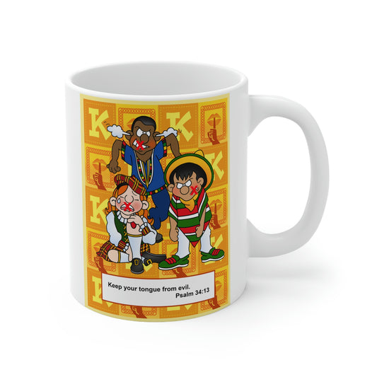 The Bible as Simple as ABC K Ceramic Mug 11oz