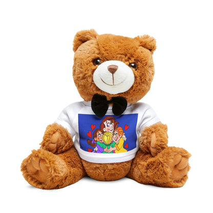 Triple Gratitude with Assorted Monsters! Teddy Bear with T-Shirt