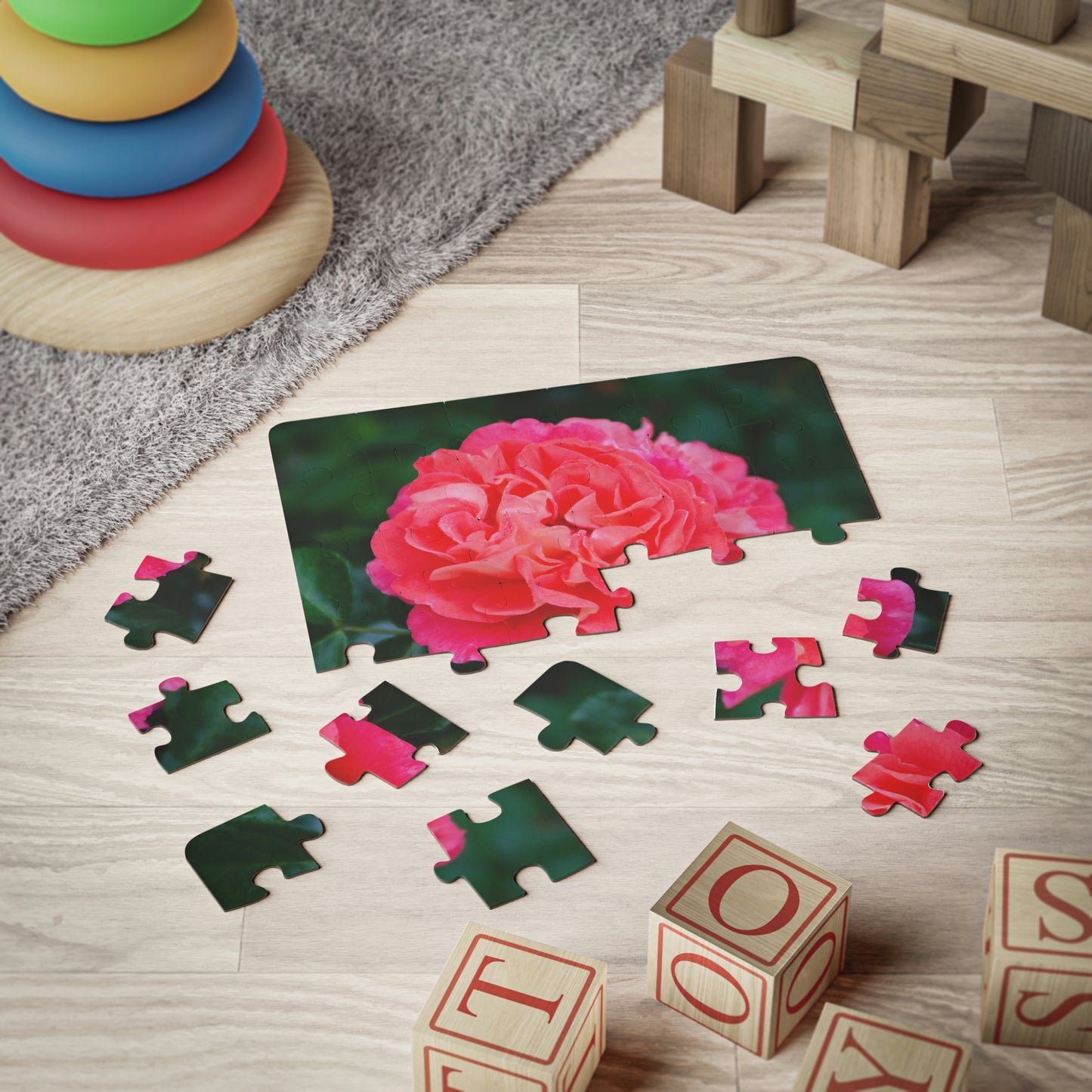 Flowers 08 Kids' Puzzle, 30-Piece