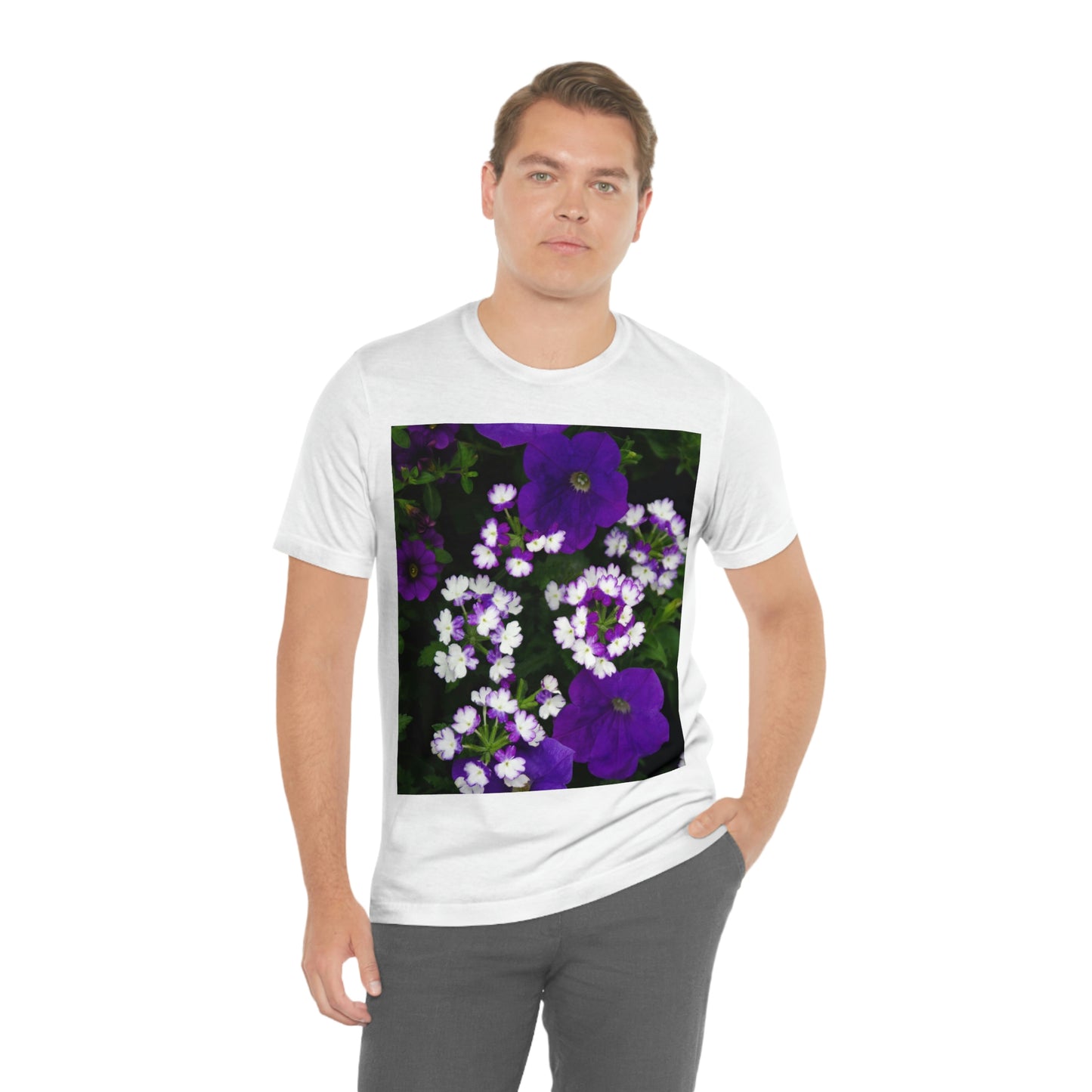 Flowers 04 Unisex Jersey Short Sleeve Tee