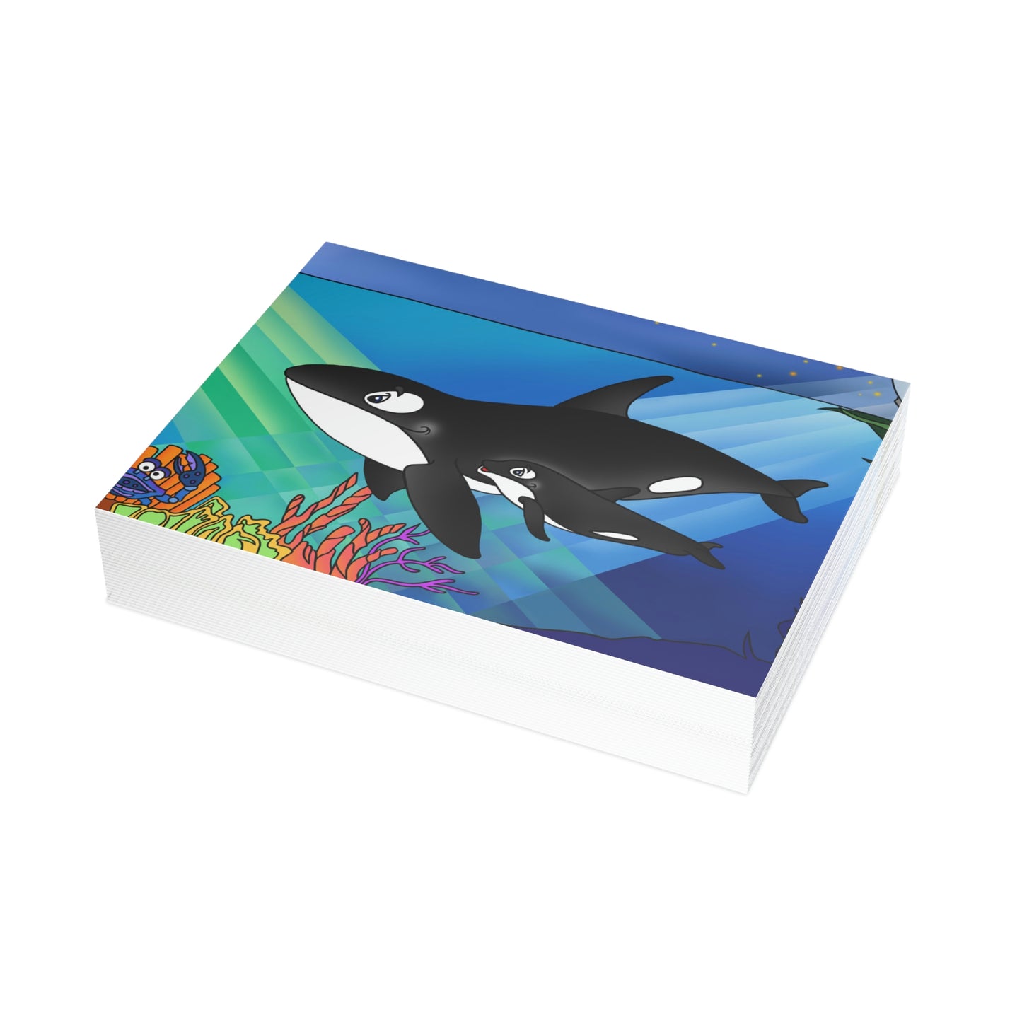 Orcas Greeting Card Bundles (envelopes not included)