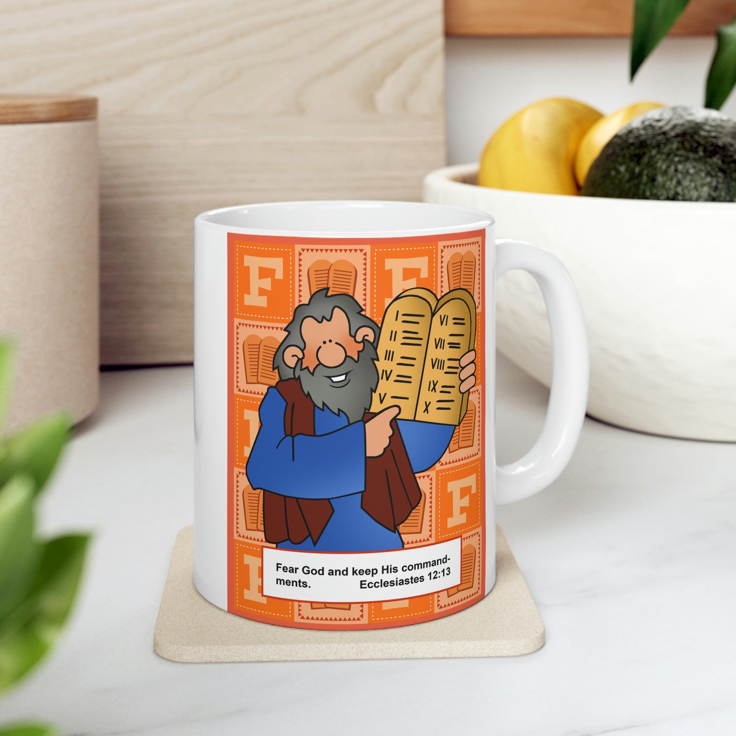 The Bible as Simple as ABC F Ceramic Mug 11oz