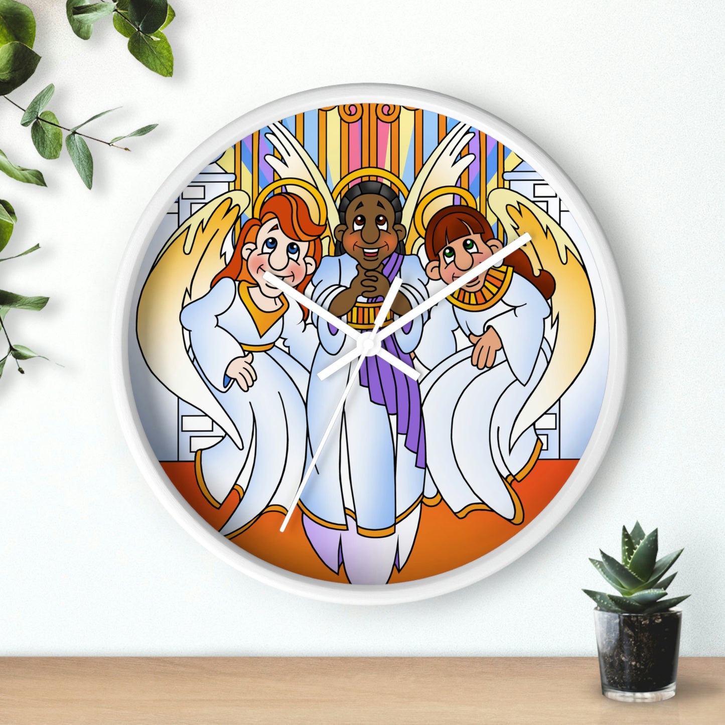 Shirley, Goodness, and Mercy Wall clock