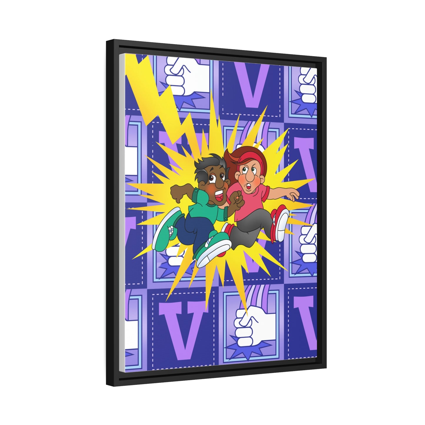 The Bible as Simple as ABC V Matte Canvas, Black Frame