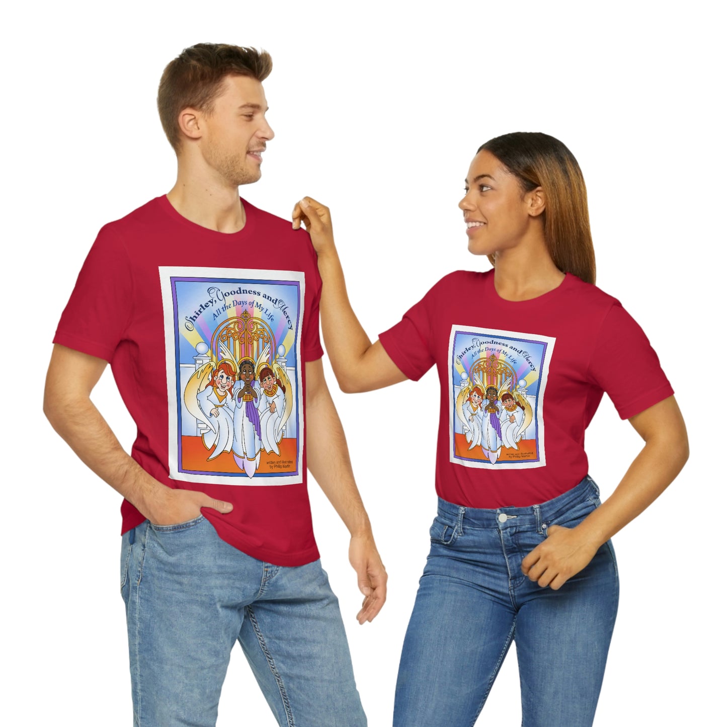 Shirley, Goodness, and Mercy Unisex Jersey Short Sleeve Tee