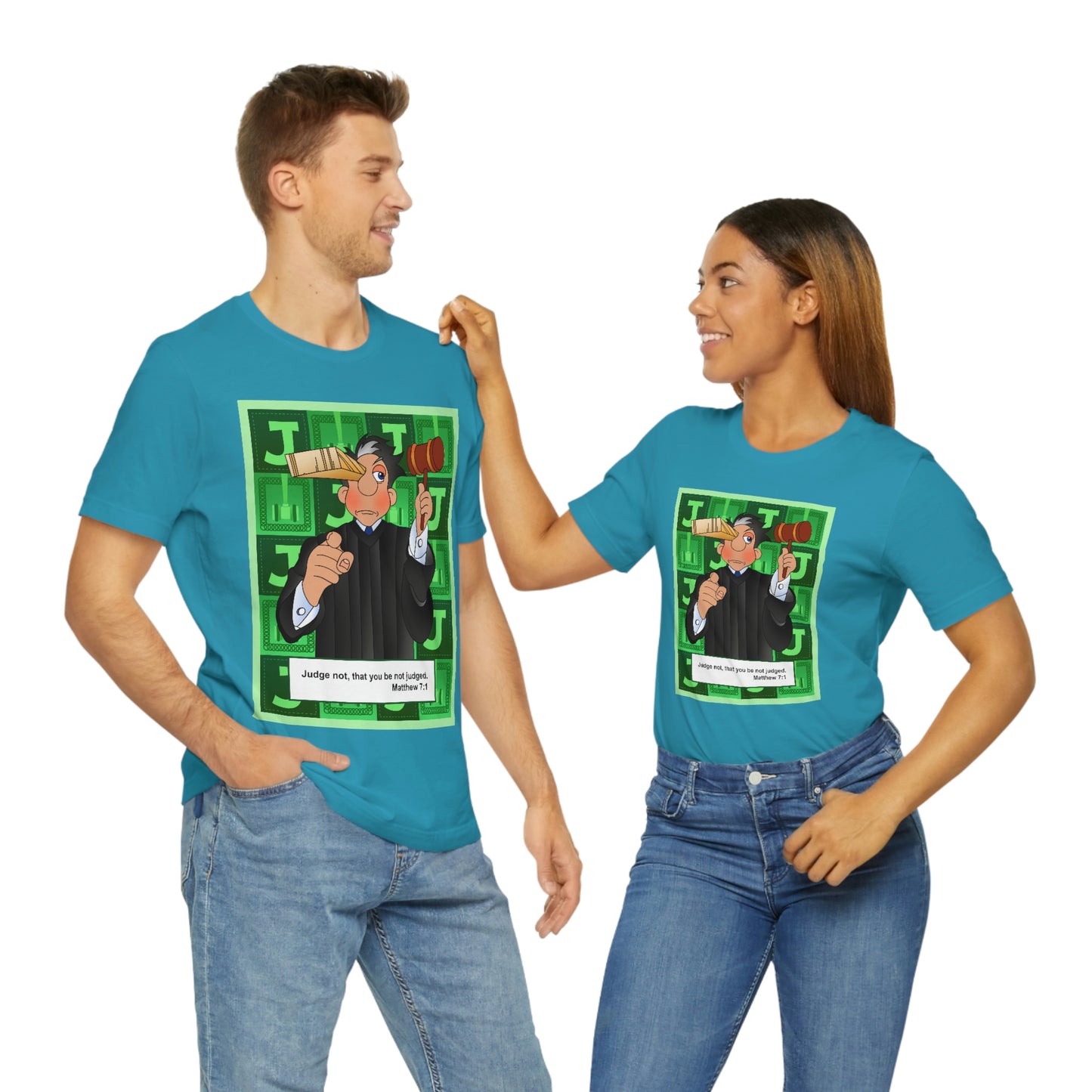 The Bible as Simple as ABC J Unisex Jersey Short Sleeve Tee