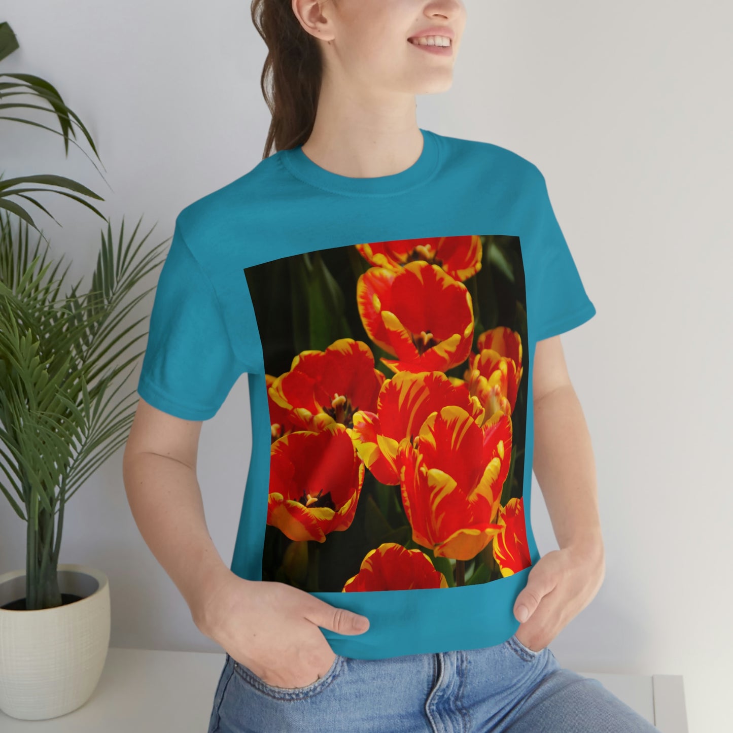 Flowers 19 Unisex Jersey Short Sleeve Tee