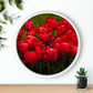 Flowers 21 Wall Clock