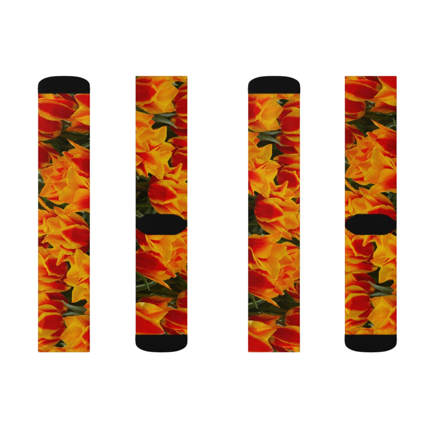 Flowers 12 Sublimation Socks