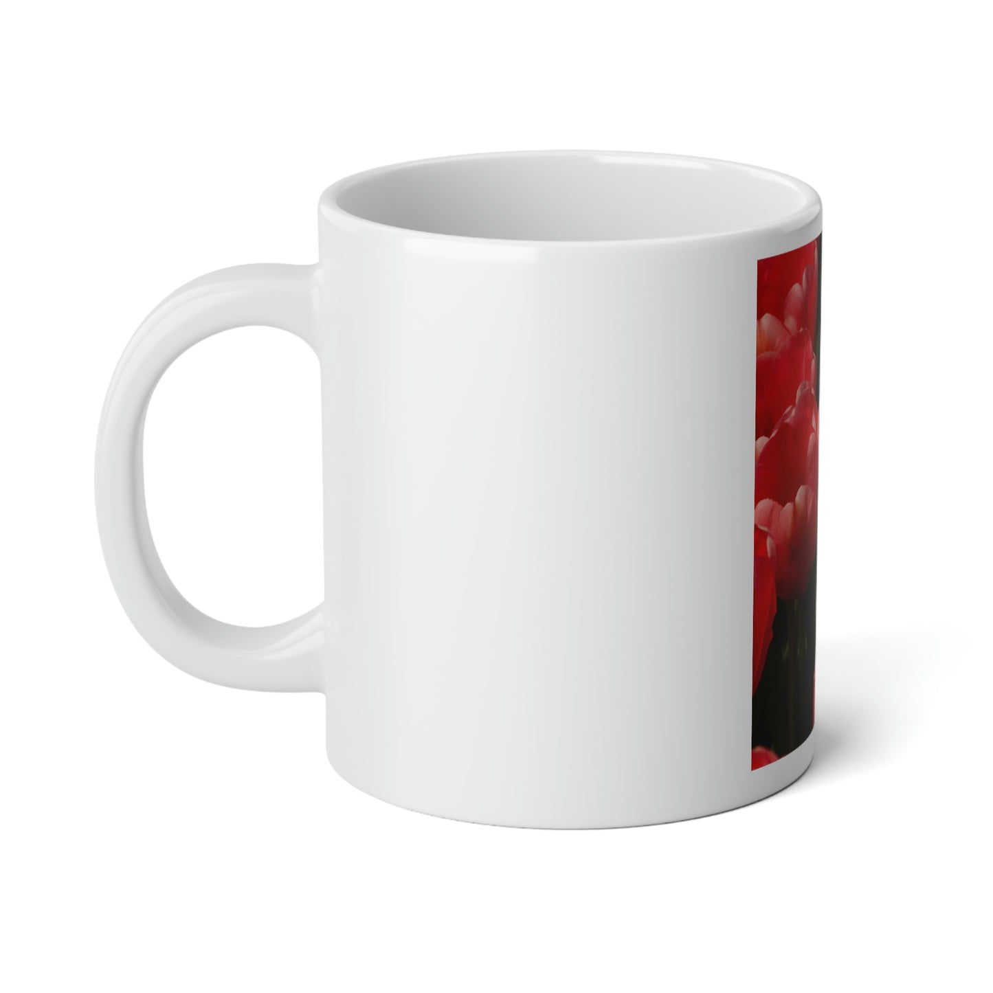 Flowers 09 Jumbo Mug, 20oz