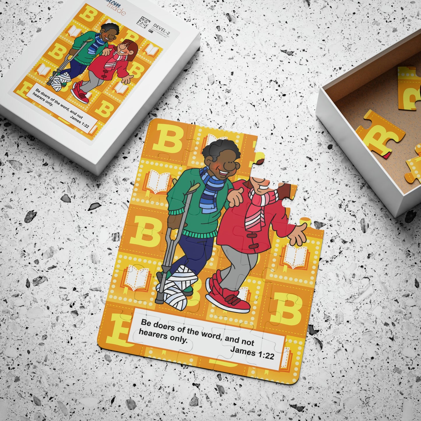 The Bible as Simple as ABC B Kids' Puzzle, 30-Piece