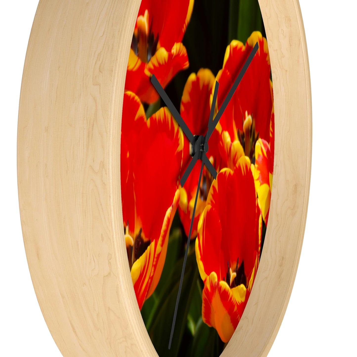 Flowers 19 Wall Clock