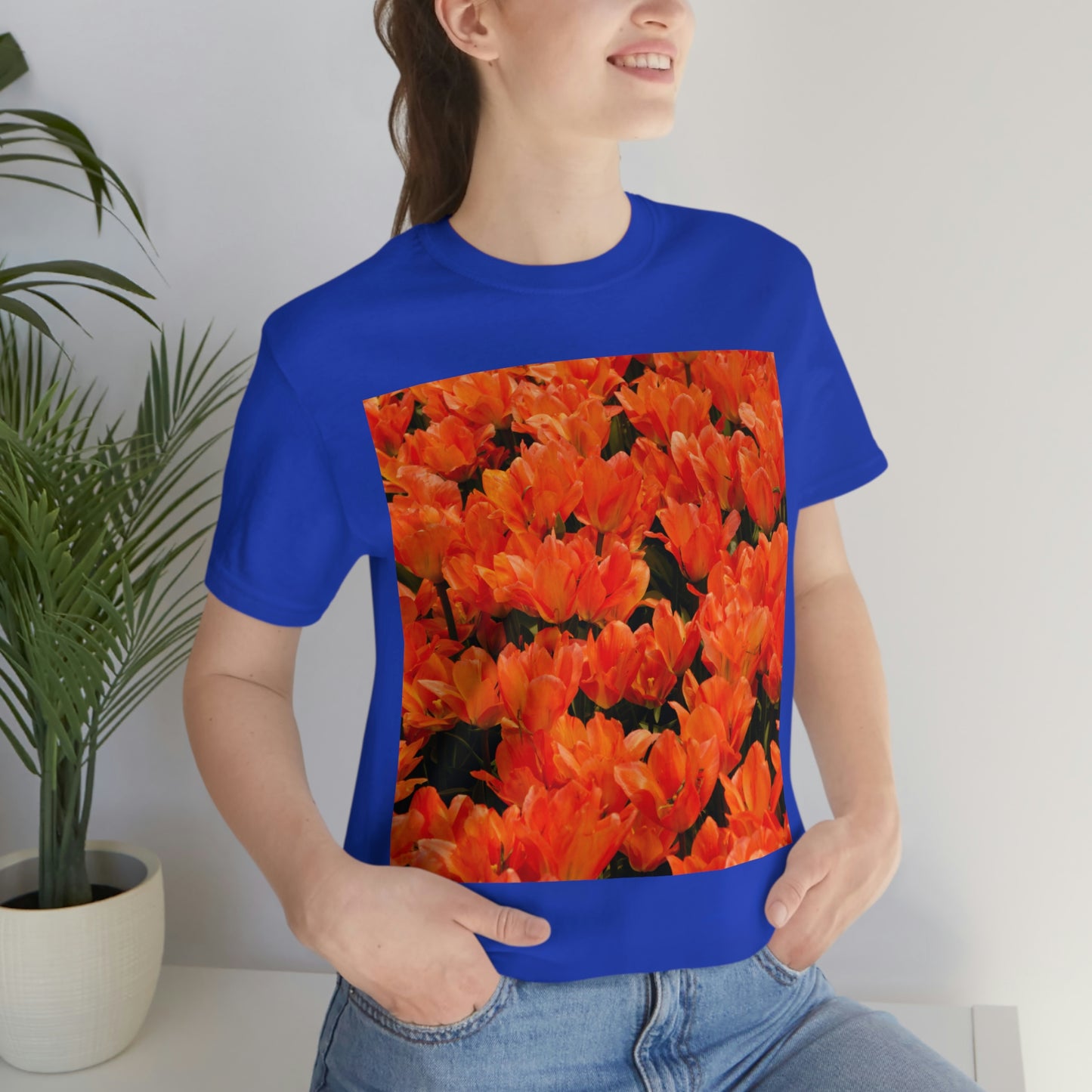 Flowers 03 Unisex Jersey Short Sleeve Tee