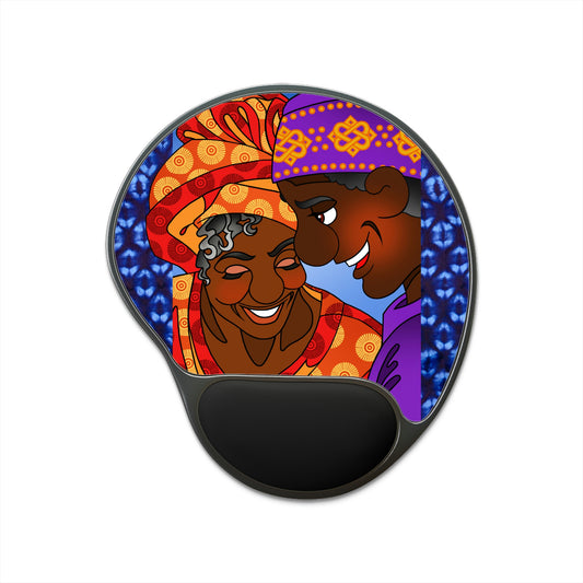 The Paramount Chief and One Wise Woman Mouse Pad With Wrist Rest