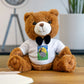 A Fowl Chain of Events Teddy Bear with T-Shirt
