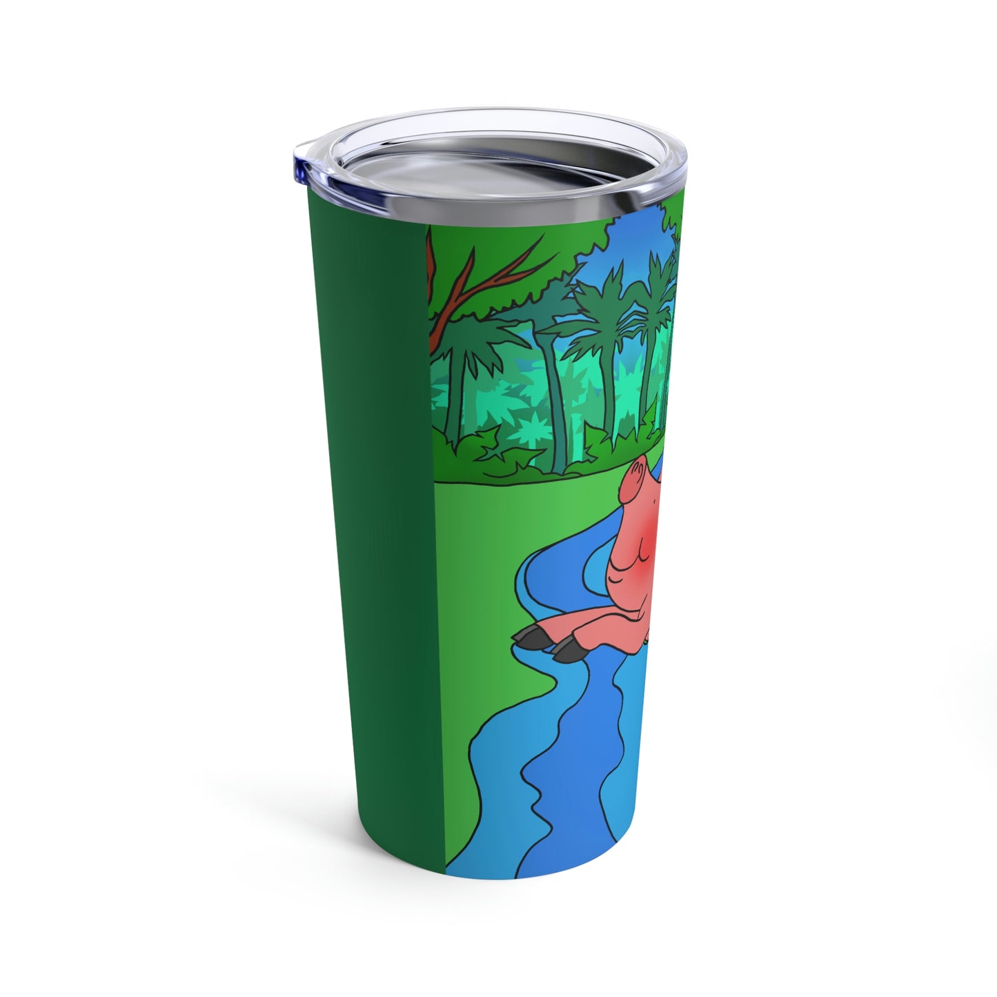 Anansi and the Market Pig! Tumbler 20oz