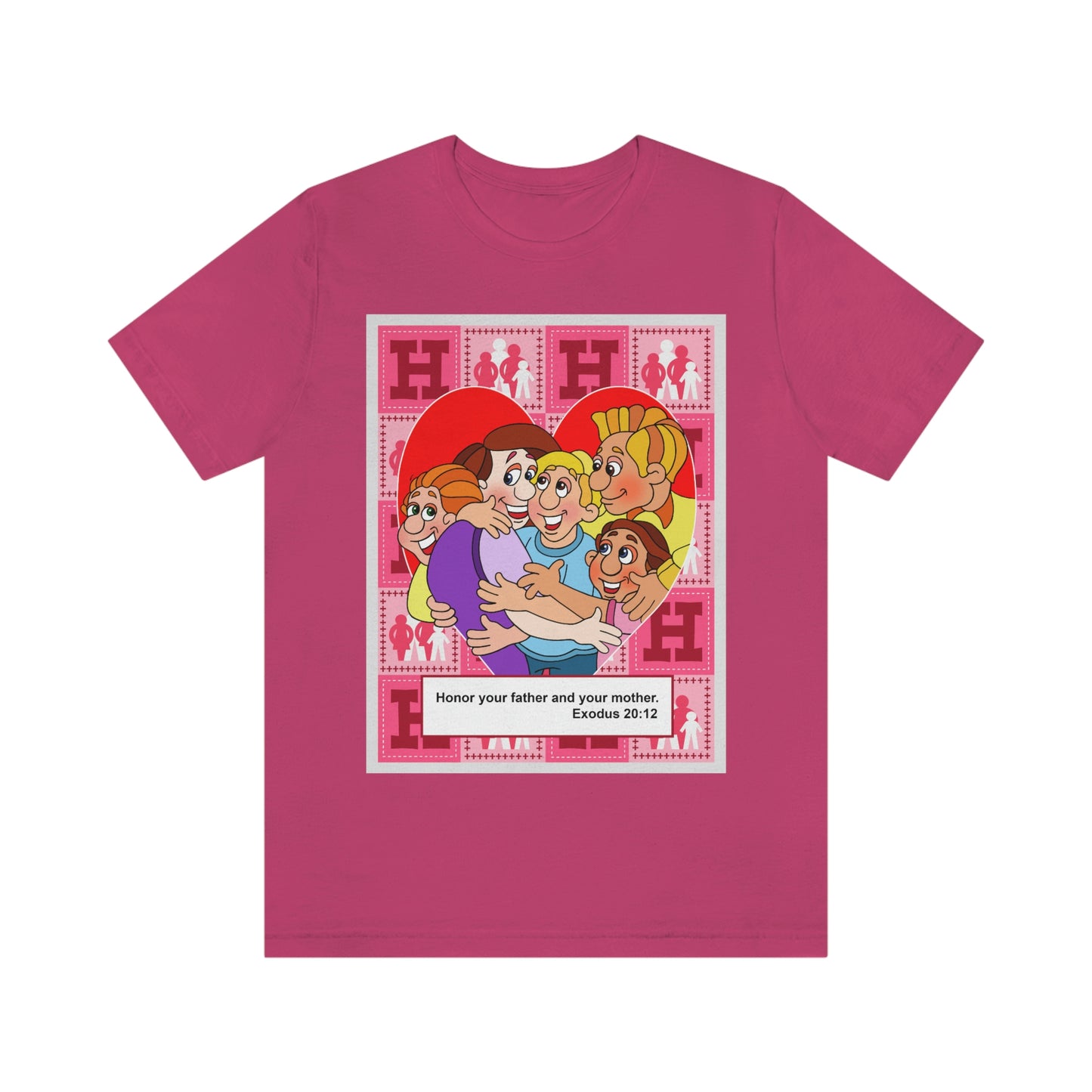 The Bible as Simple as ABC H Unisex Jersey Short Sleeve Tee