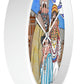 The Stone at the Door Wall clock