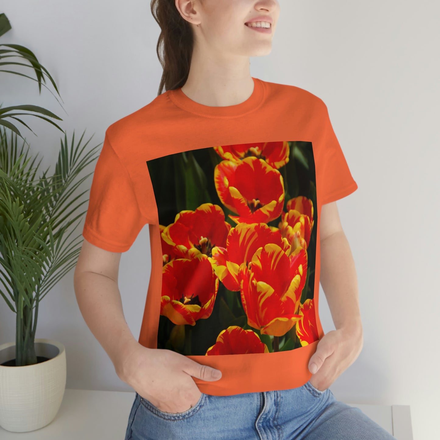 Flowers 19 Unisex Jersey Short Sleeve Tee