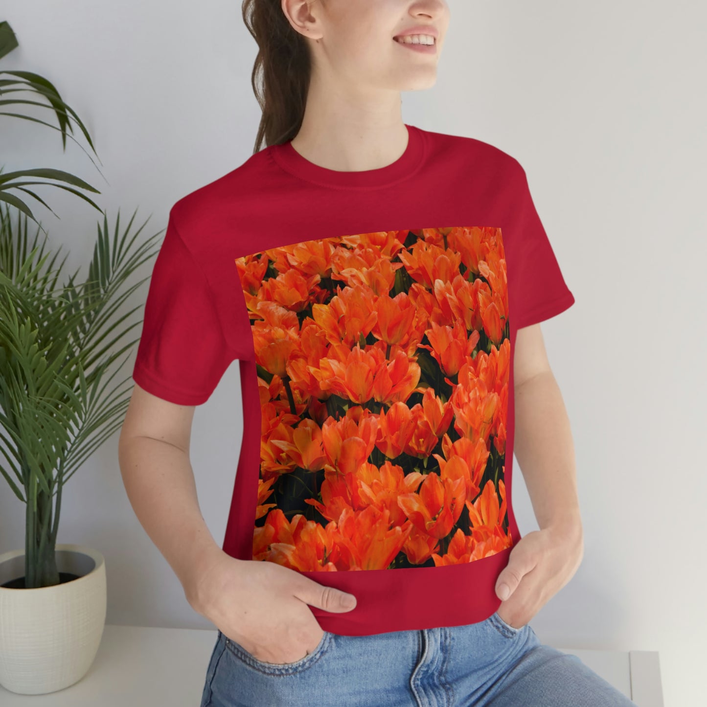 Flowers 03 Unisex Jersey Short Sleeve Tee