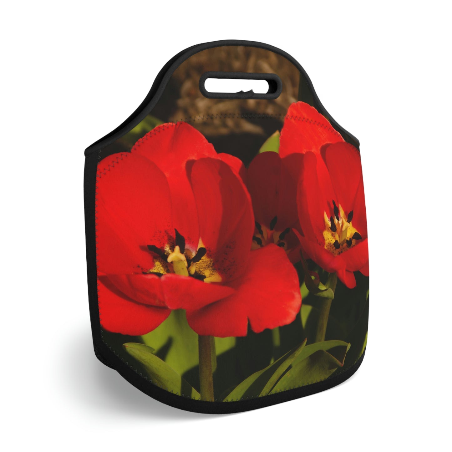 Flowers 06 Neoprene Lunch Bag