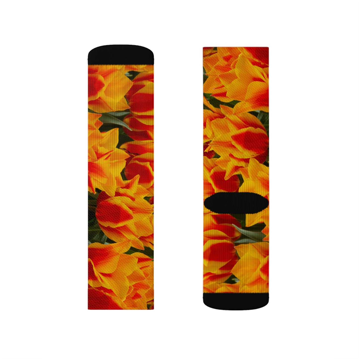 Flowers 12 Sublimation Socks