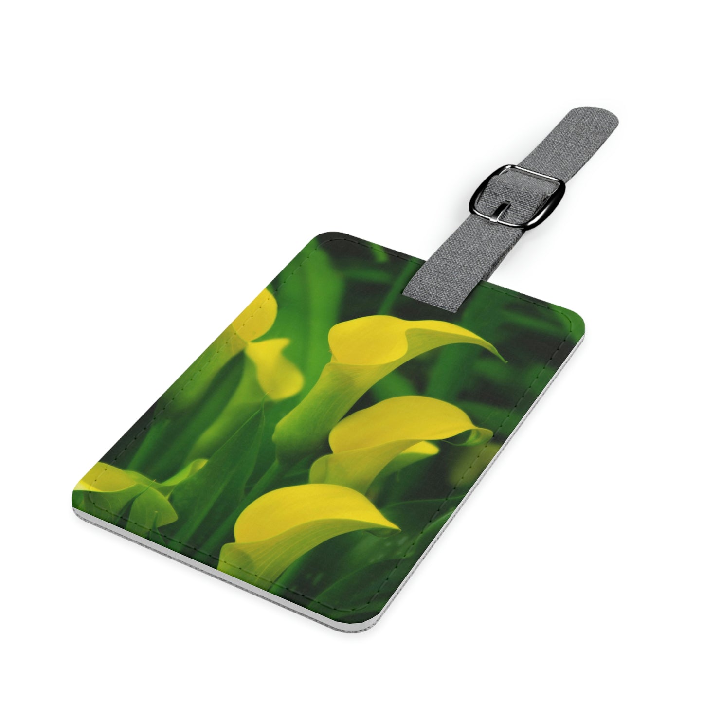 Flowers 33 Saffiano Polyester Luggage Tag, Rectangle