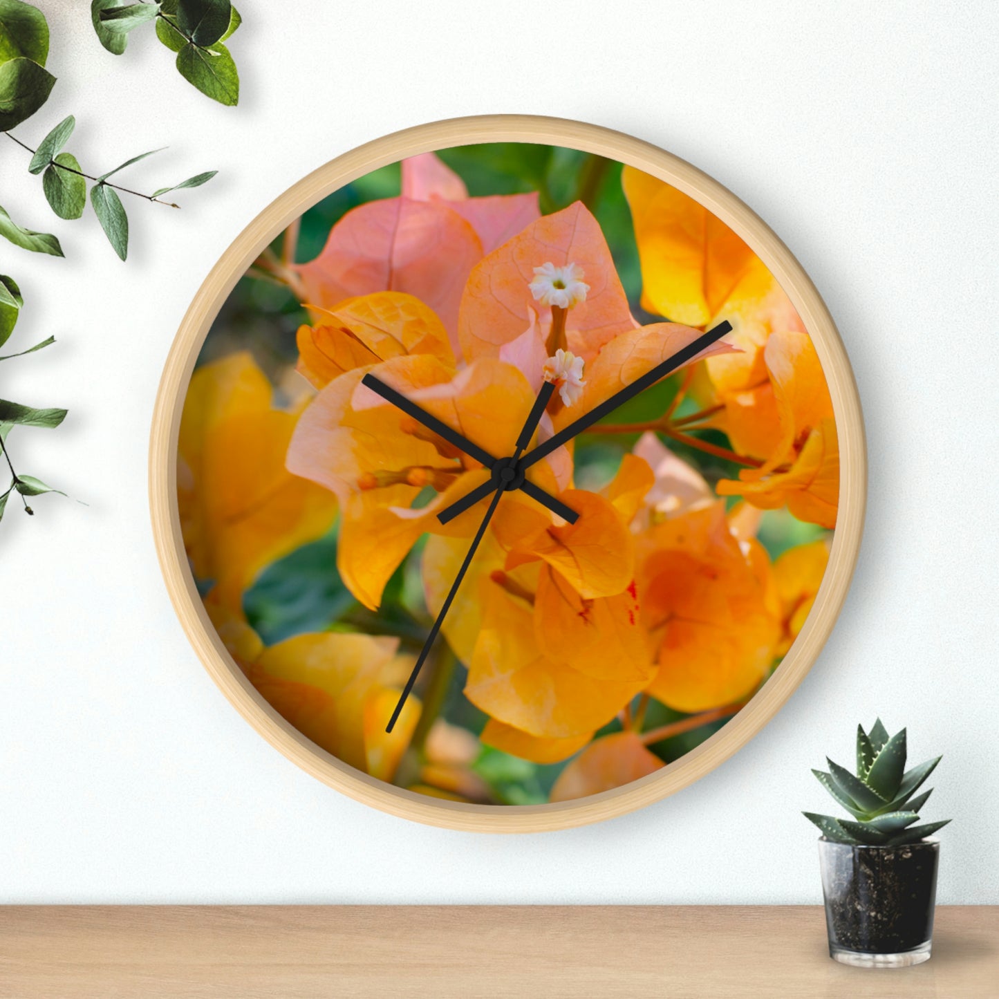 Flowers 29 Wall Clock