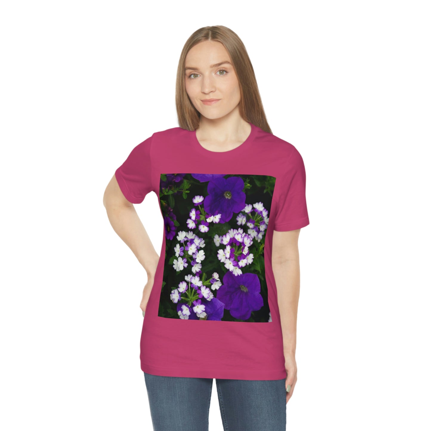 Flowers 04 Unisex Jersey Short Sleeve Tee