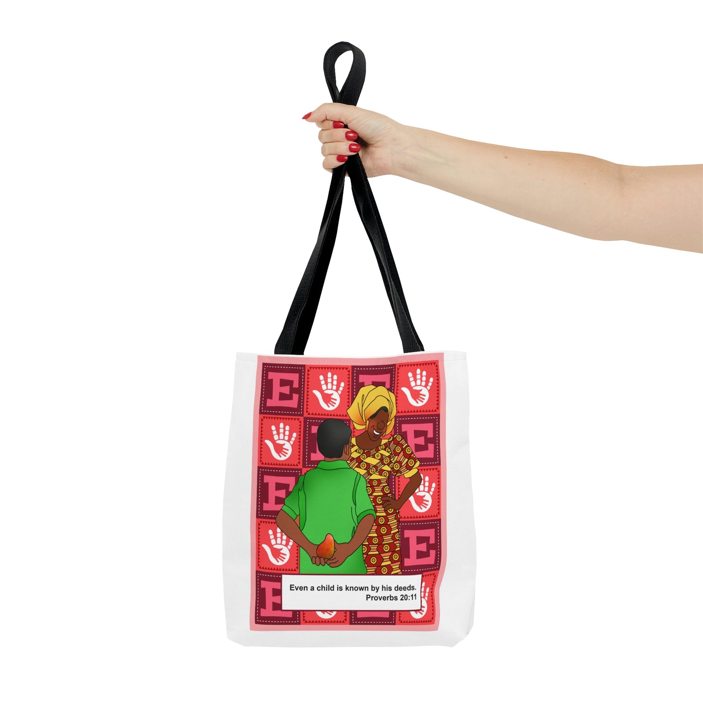 The Bible as Simple as ABC E AOP Tote Bag