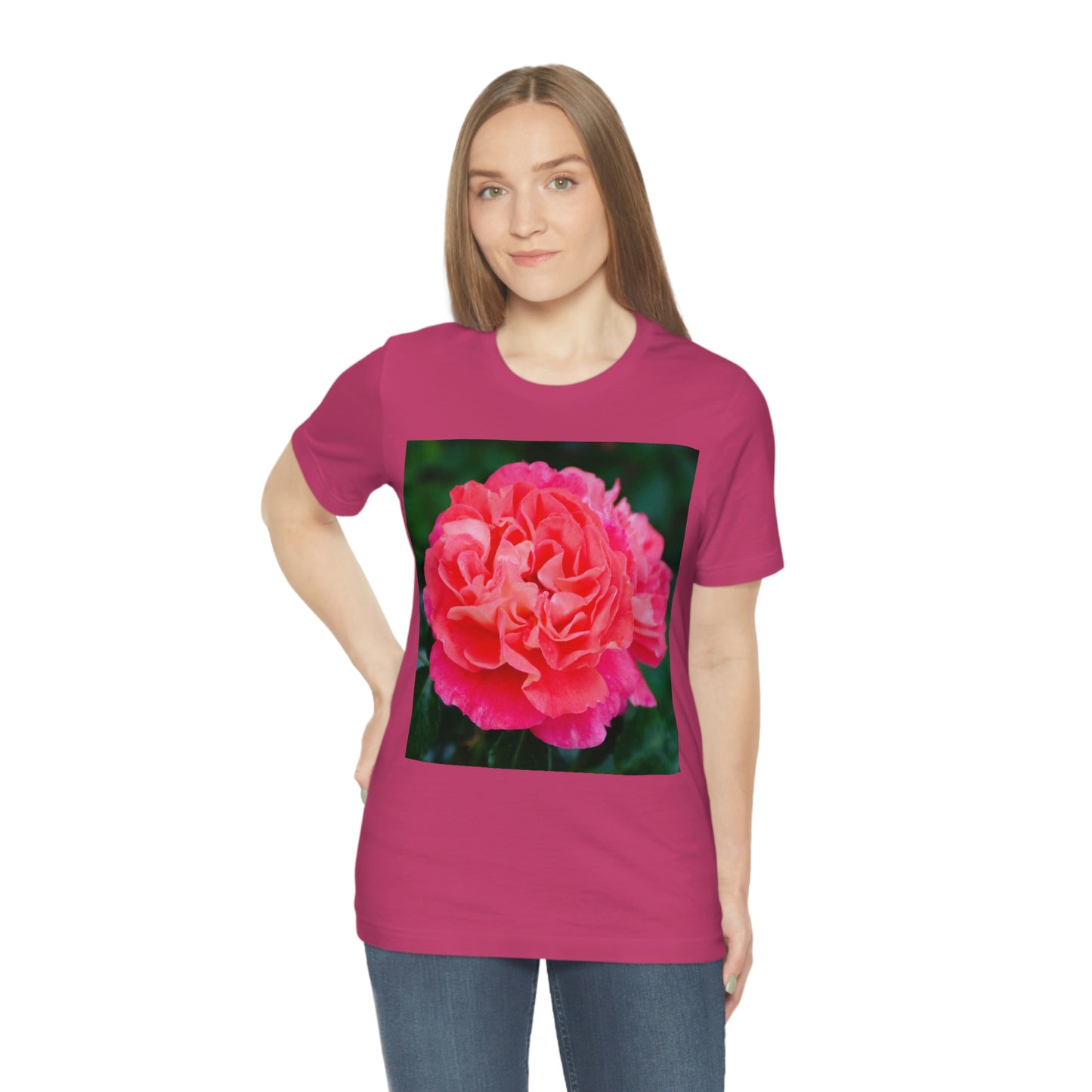 Flowers 08 Unisex Jersey Short Sleeve Tee