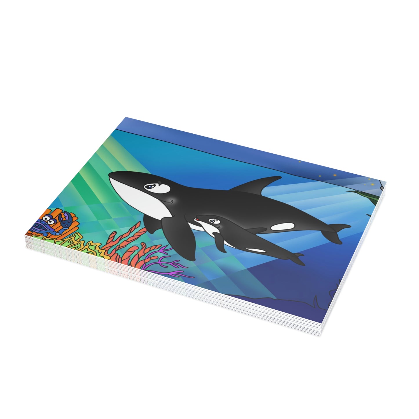 Orcas Greeting Card Bundles (envelopes not included)